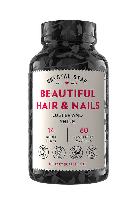 Beautiful Hair and Nails - Herbal Supplement with 14 Herbs (60 capsules)