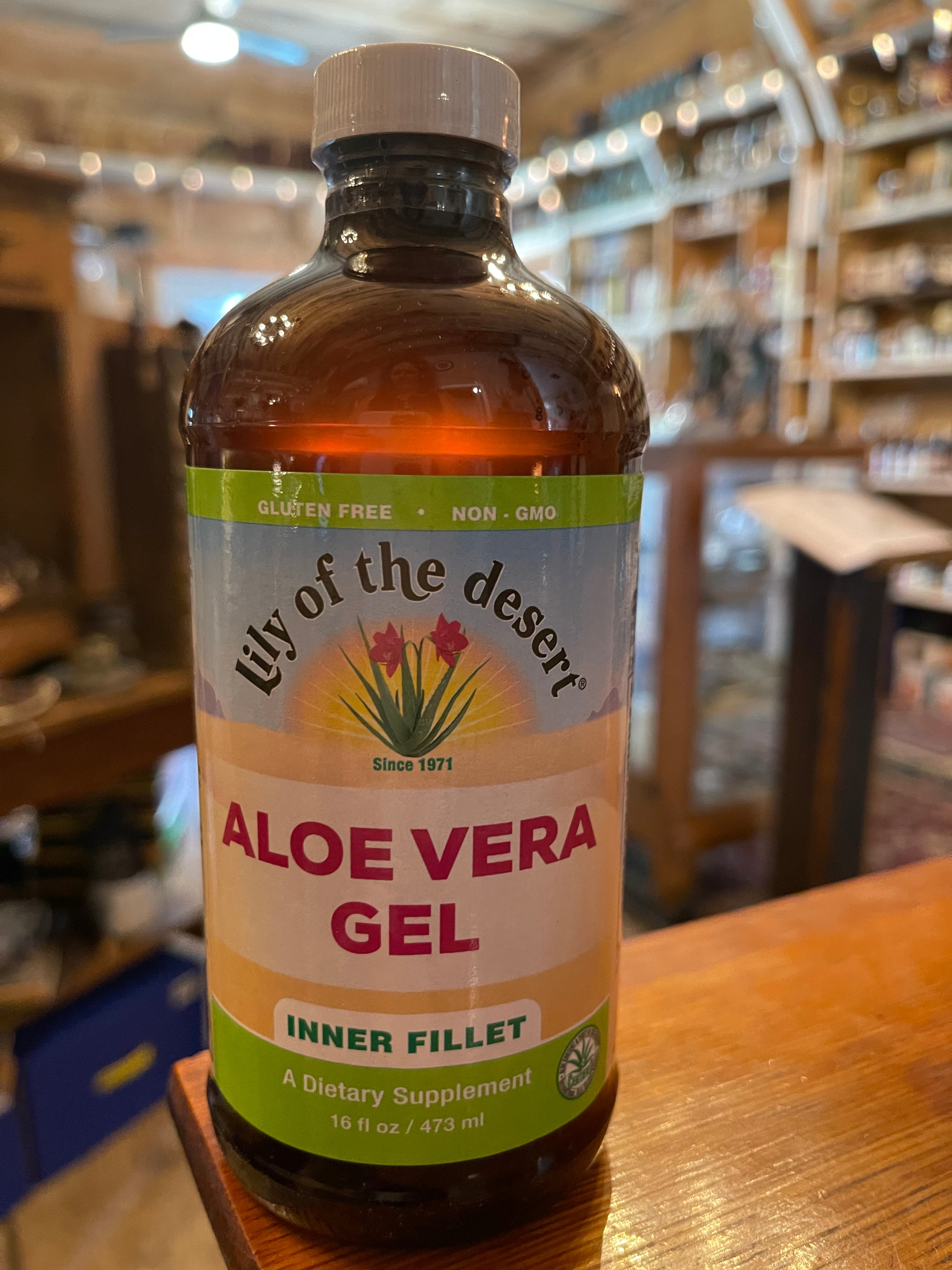 Aloe Vera GEL, Inner Fillet - Dietary Supplement (16 fl oz)