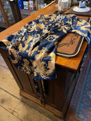 Blue Sapphire & Gold Dragon Vintage Robe