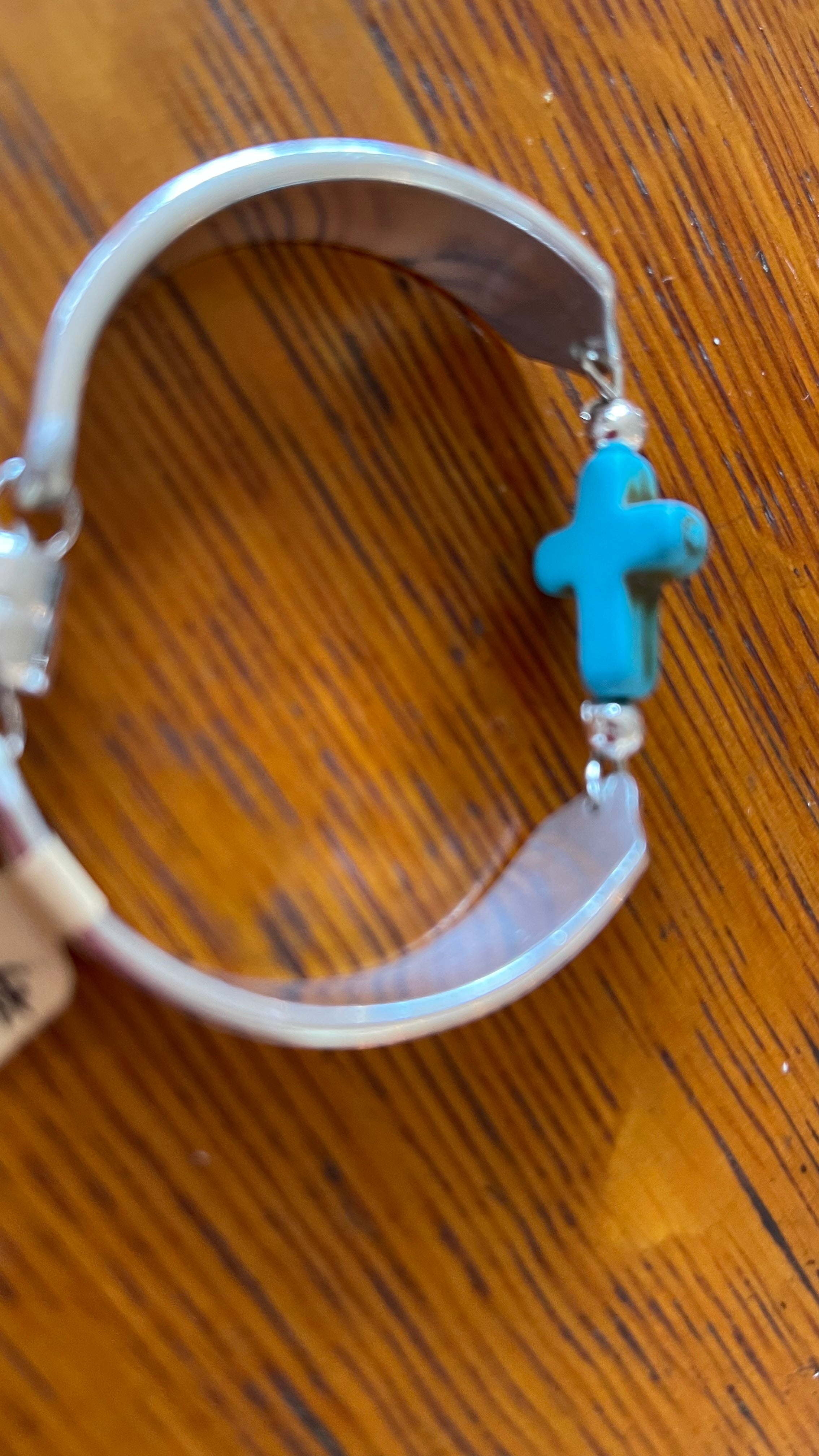 Cross Bracelet - Turquoise