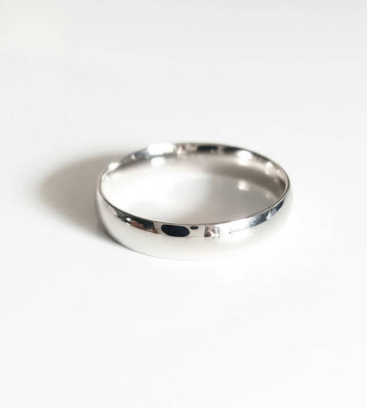 Sterling Silver Band (4mm)