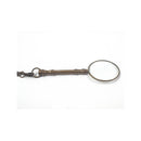 Victorian Magnifying Glass with Brass Handle & 14' Brass Chain