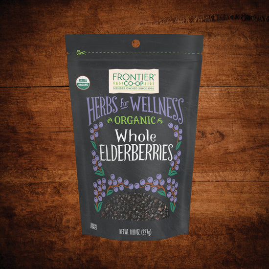 Organic Whole Elderberries (8 Oz)