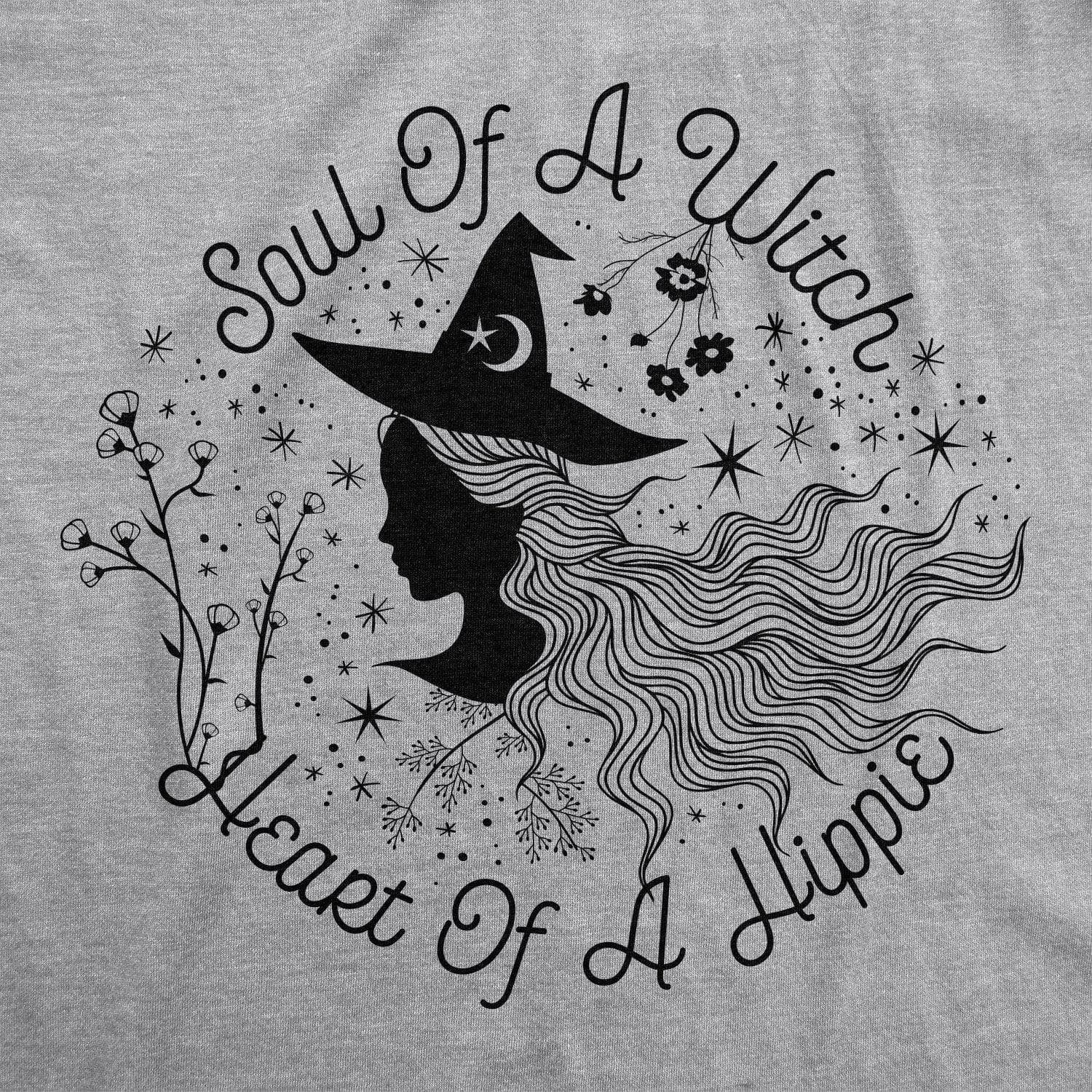 Soul Of A Witch Heart Of A Hippie Women's Tshirt