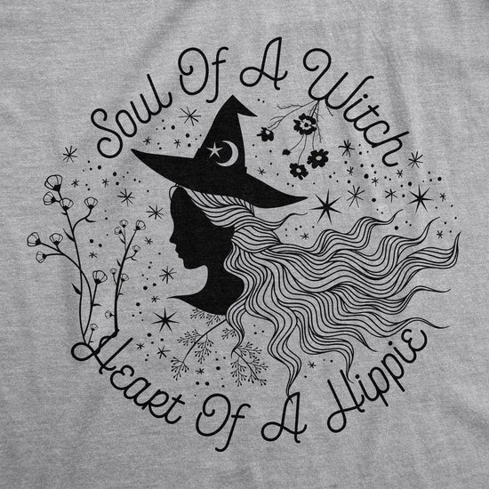 Soul Of A Witch Heart Of A Hippie Women's Tshirt