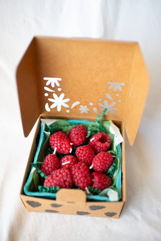 Raspberry Candles (Set of 10)
