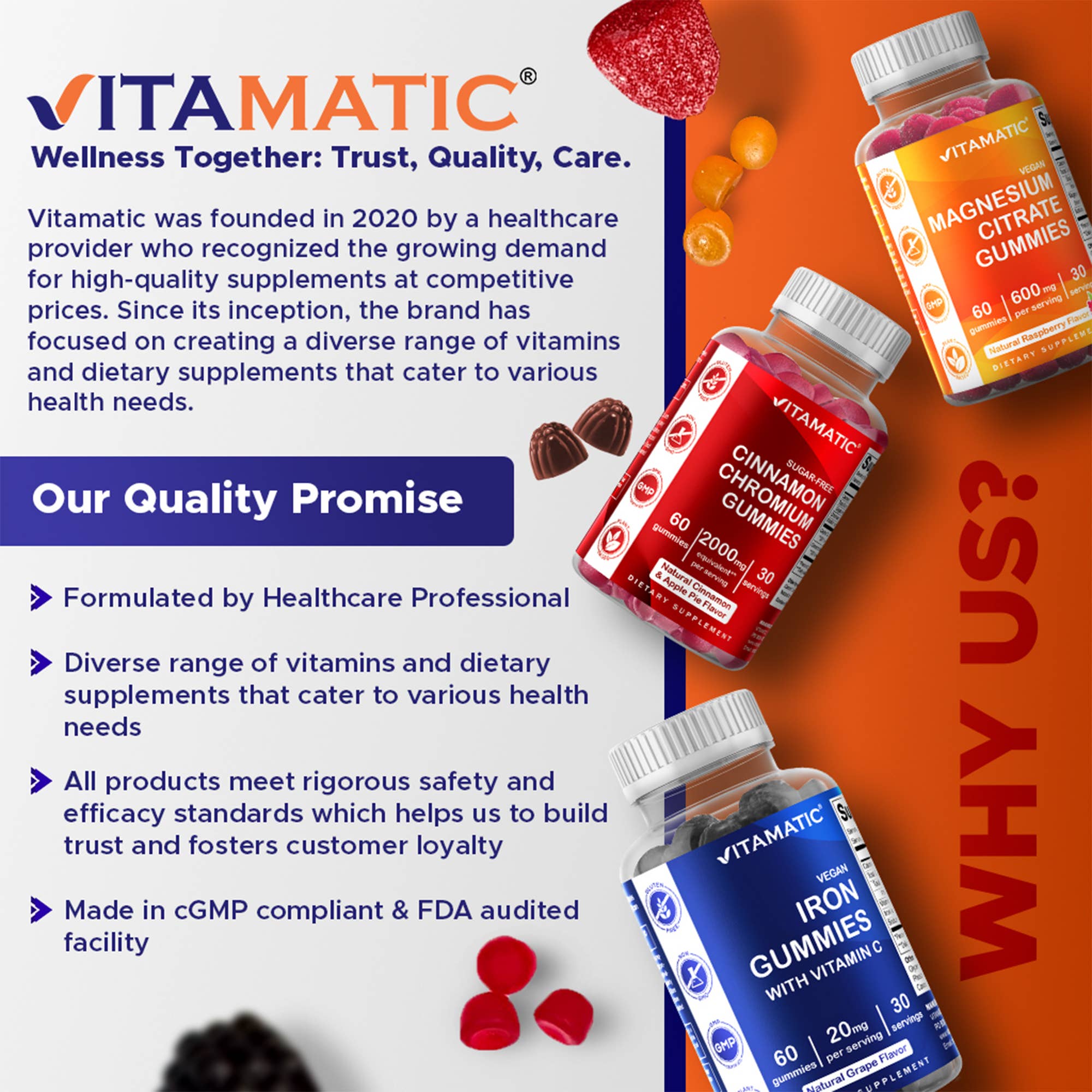Valerian Root & Chamomile Gummies - 6000 MG Herbal Blend (60 gummies)