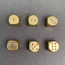 Set of Brass Dice