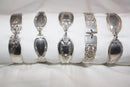Unique Silver-plated Handle Bracelet