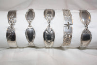 Unique Silver-plated Handle Bracelet