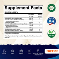 Glucosamine Chondroitin MSM (180 Veggie Capsules)