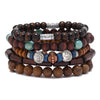 Bohemian Stack Bracelet (Choose from Tree of Life, Evil Eye Protector, Spirit Feather Moon)