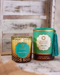 Ayurveda Candle - Cool Pitta (Soy Wax & Coconut Butter)
