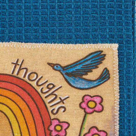 Think Happy Thoughts Kitchen Towel