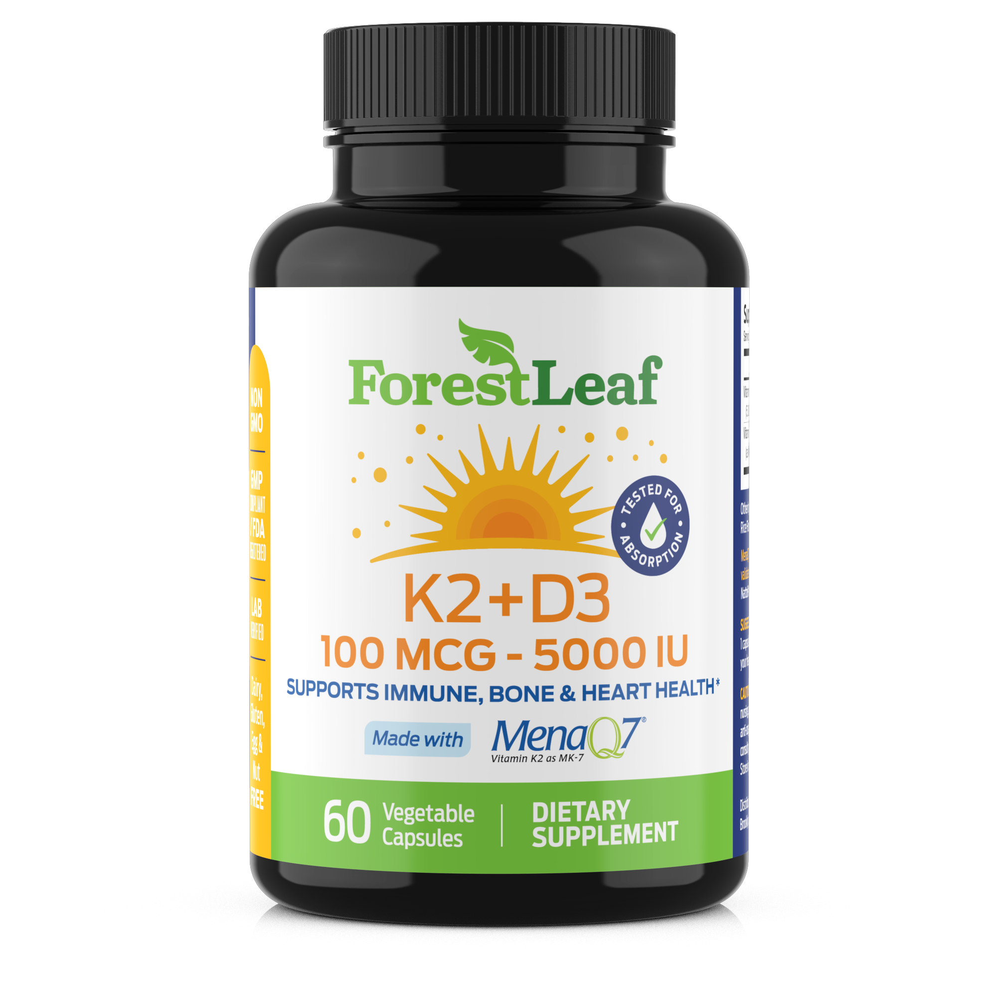 Vitamin K2+D3 (60 capsules)