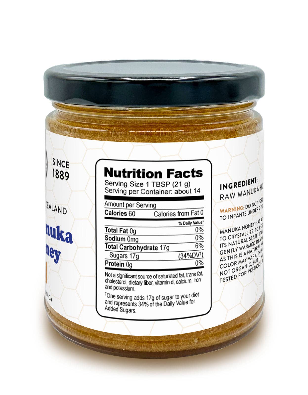 Manuka Honey, 85+ MGO (5 oz)