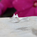 The Fox Spirit Animal Ring - Clever Design, Sterling Silver (Size 6)