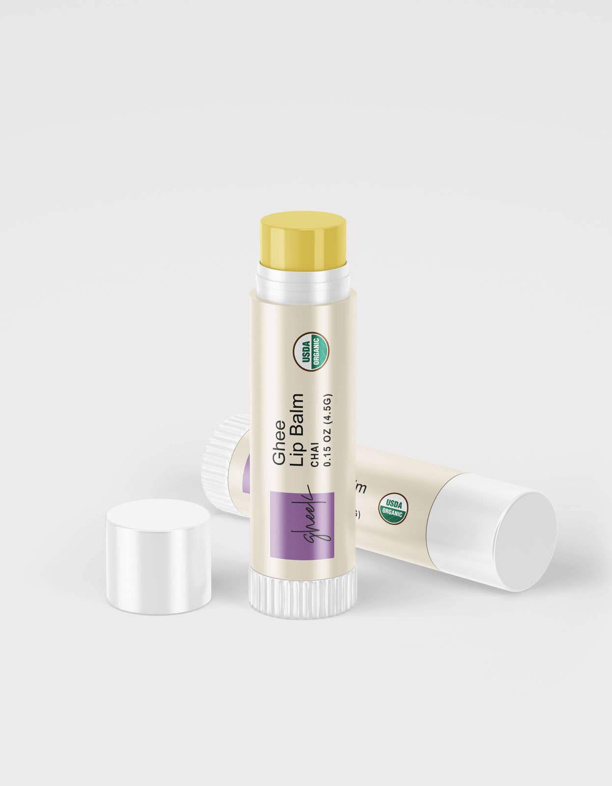 Organic Ghee Lip Balm - Chai Flavor