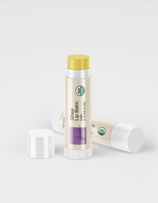 Organic Ghee Lip Balm - Chai Flavor