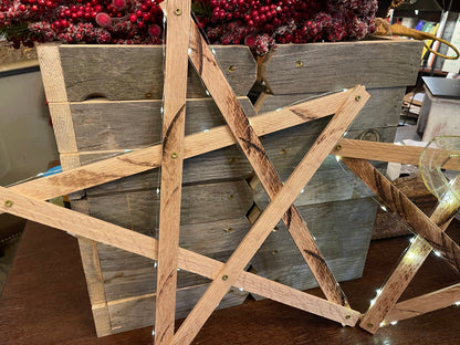 Handmade Wooden Star