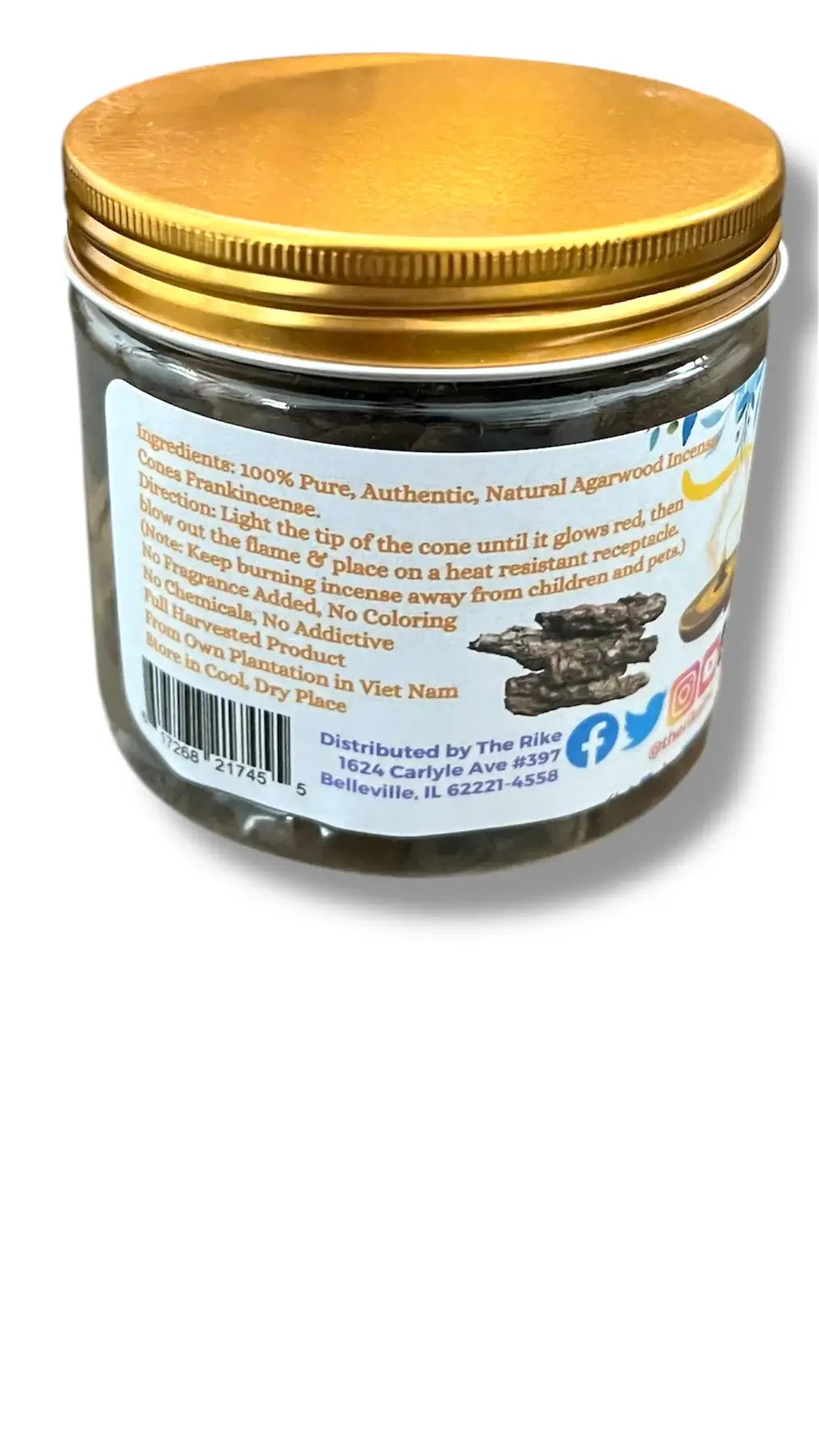 Agarwood Incense Cones (25 Pieces) - Frankincense