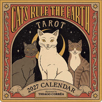 Cats Rule the Earth Tarot 2027 Wall Calendar