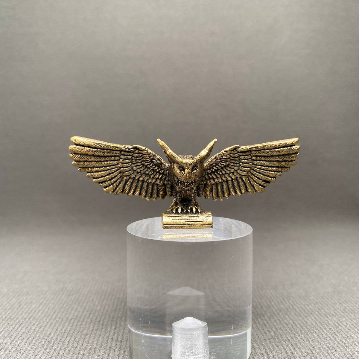 Brass Owl - Flying