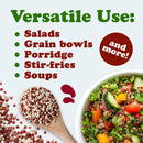 Organic Raw White and Red Quinoa Blend