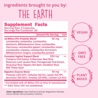 Vaginal Probiotic Supplement for Women + Cranberry