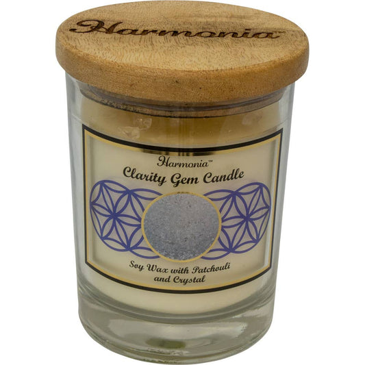Clarity Gemstone Soy Candle - Patchouli