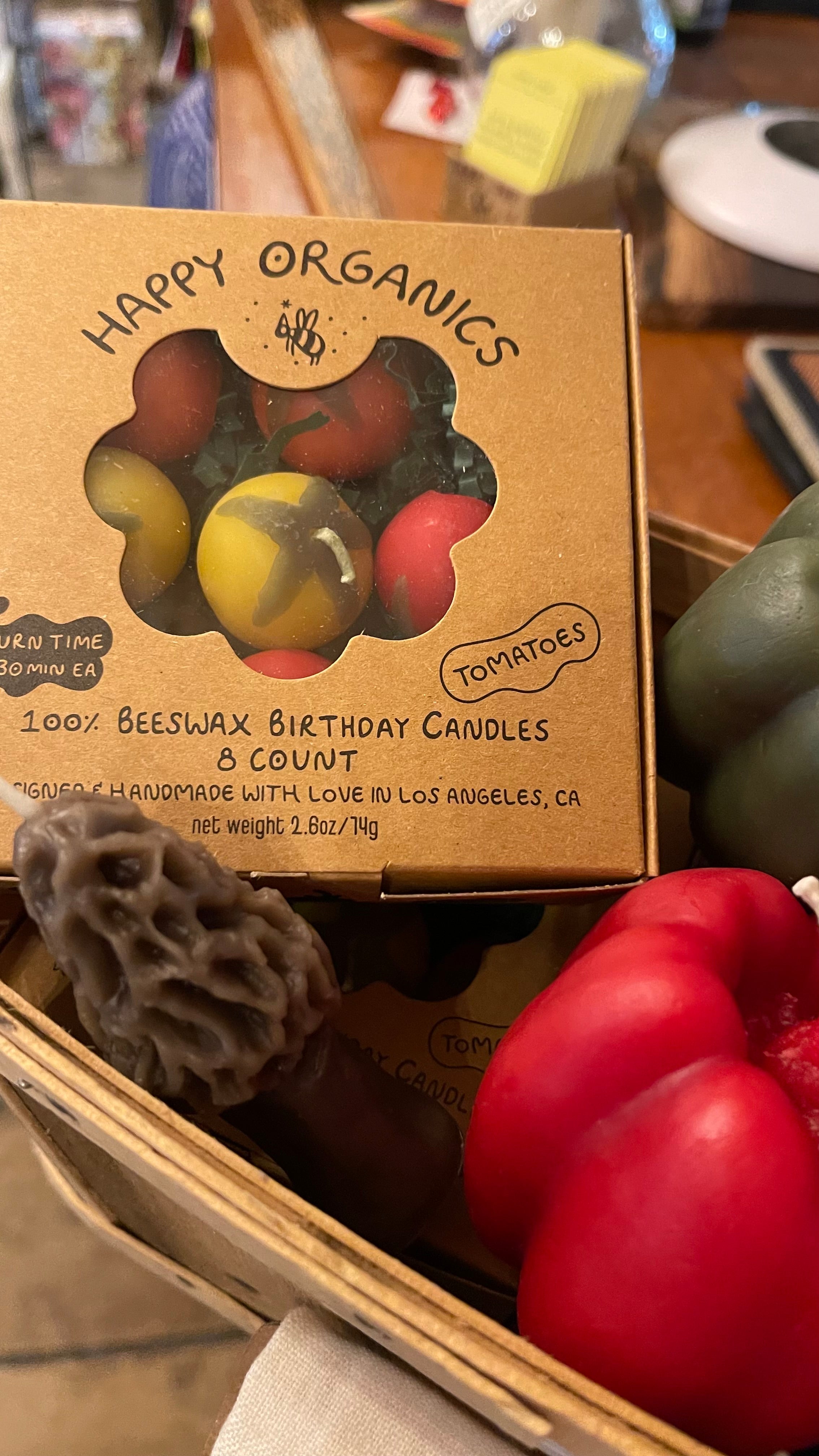 Cherry Tomato Candles! You'll want to eat them, but don't! Cast from real cherry tomatoes!