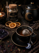 Crescent Moon Gemstone Tea Ball Infuser