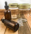 DIY Herb Tincture Kit - Includes, Dried herbs, mason jars, amber droppers, & more!