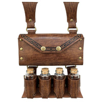 Alchemy Leather Bottle Belt Bag - Carry your elixirs with you
