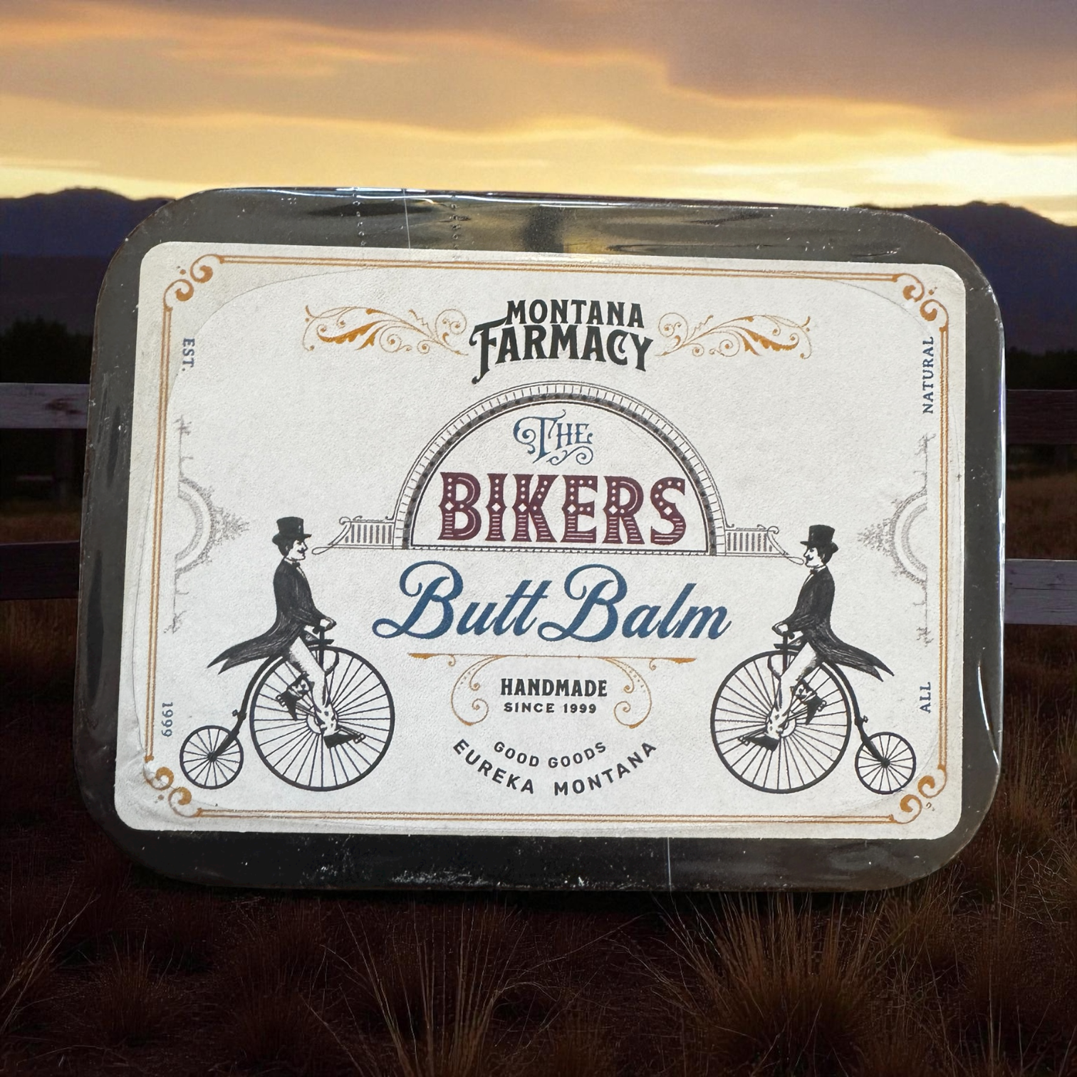 Old Fashioned Bikers Butt Balm Biking