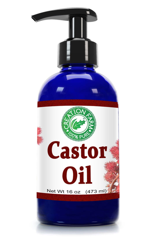 Castor Seed Oil - Cold Pressed (8 oz) w/ Pump