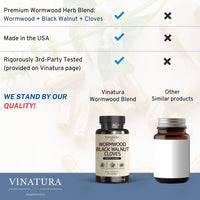 Wormwood Black Walnut Cloves - 60 Capsules