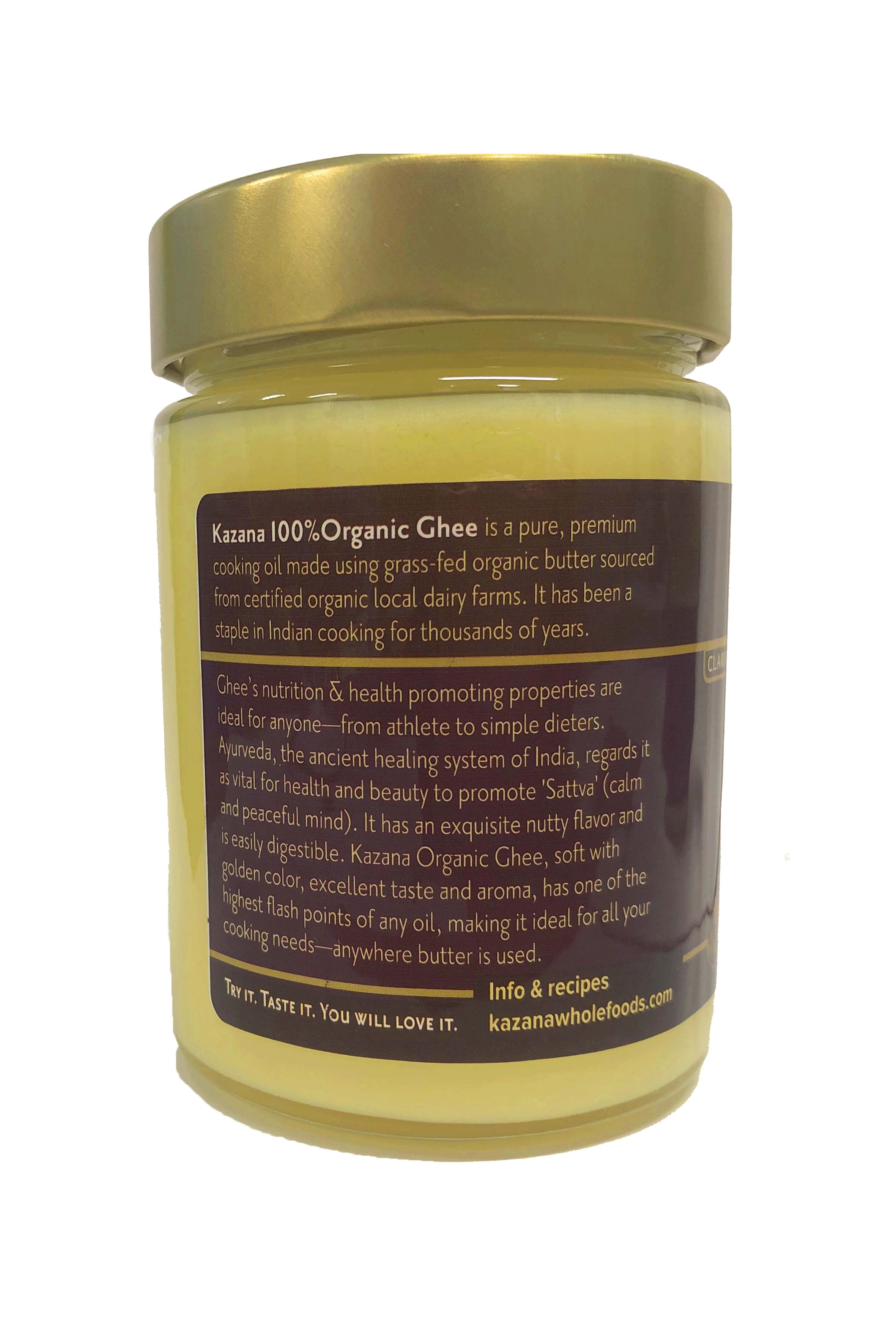 Organic Ghee 10 fl oz (260g) Jar