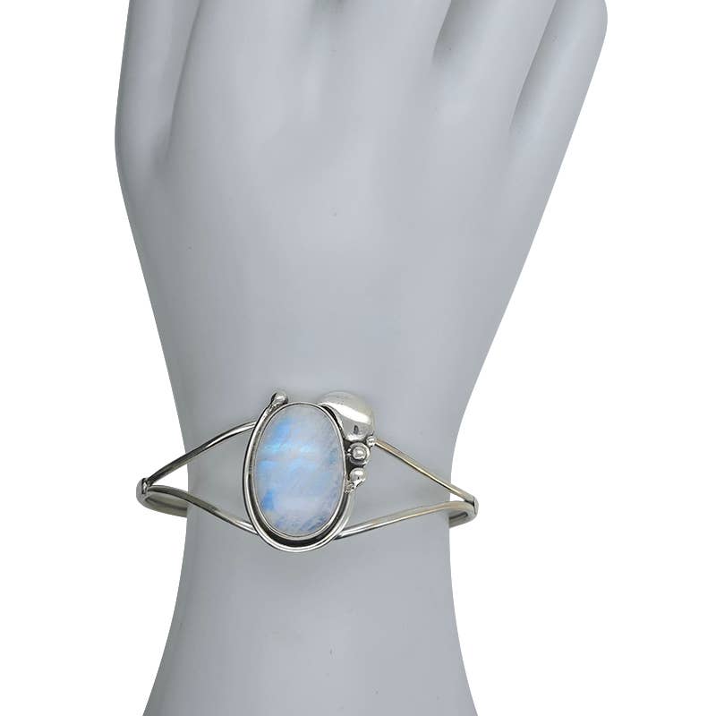 Moonstone Goddess Cuff Bracelet