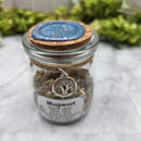 Dried Mugwort in Apothecary Herb Jar