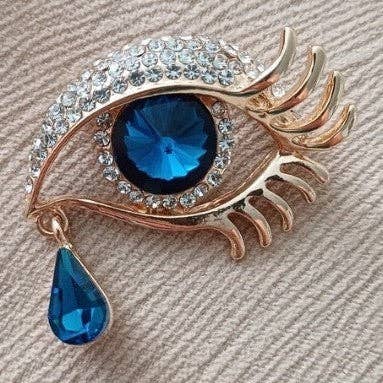 Eye of Protective Brooch or Hat Pin
