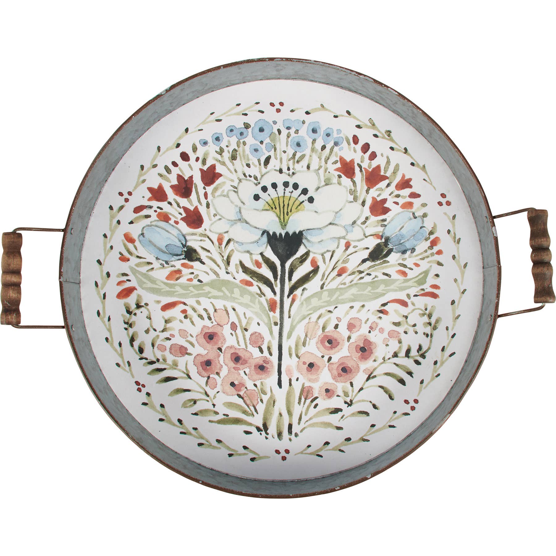Tea Time Tray! Hand Painted Floral Design