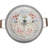 Tea Time Tray! Hand Painted Floral Design