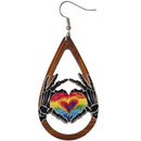 I Heart Me - Wooden Earrings