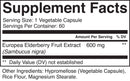 Elderberry 60 caps by BioActive Nutrients
