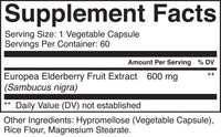 Elderberry 60 caps by BioActive Nutrients