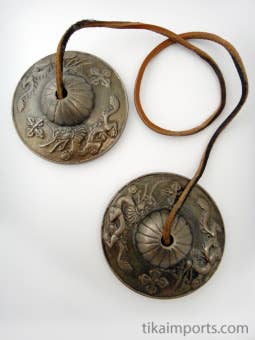 Brass Dragon Chimes with Leather Cord