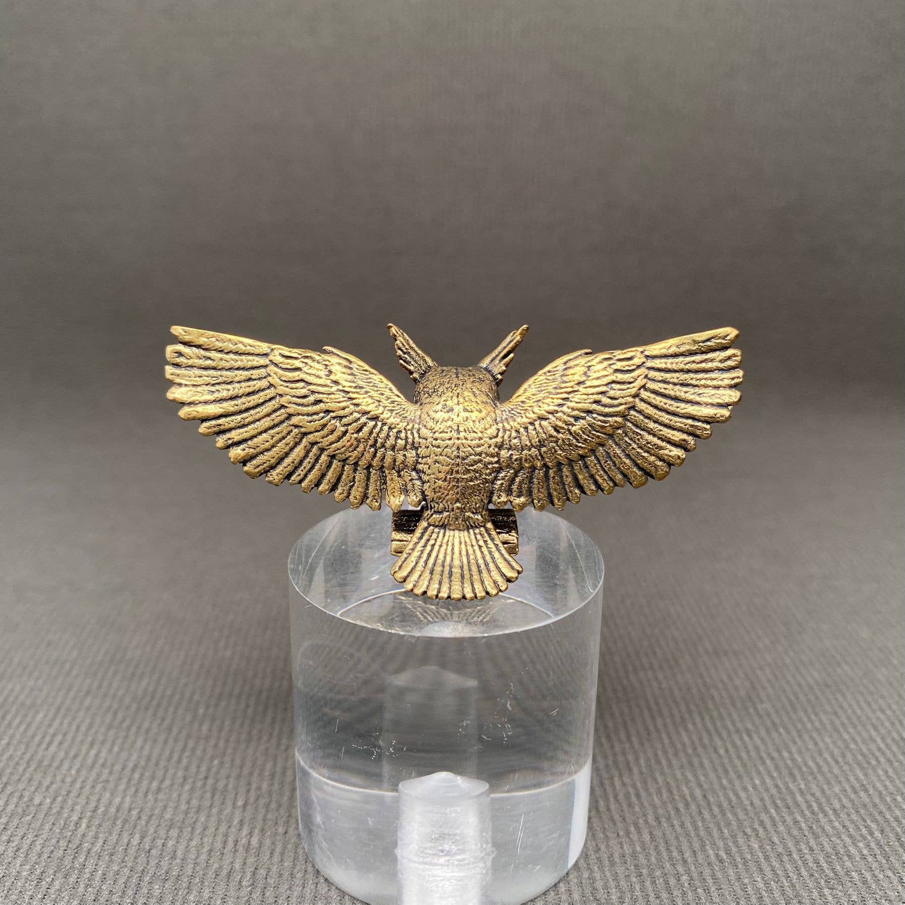 Brass Owl - Flying