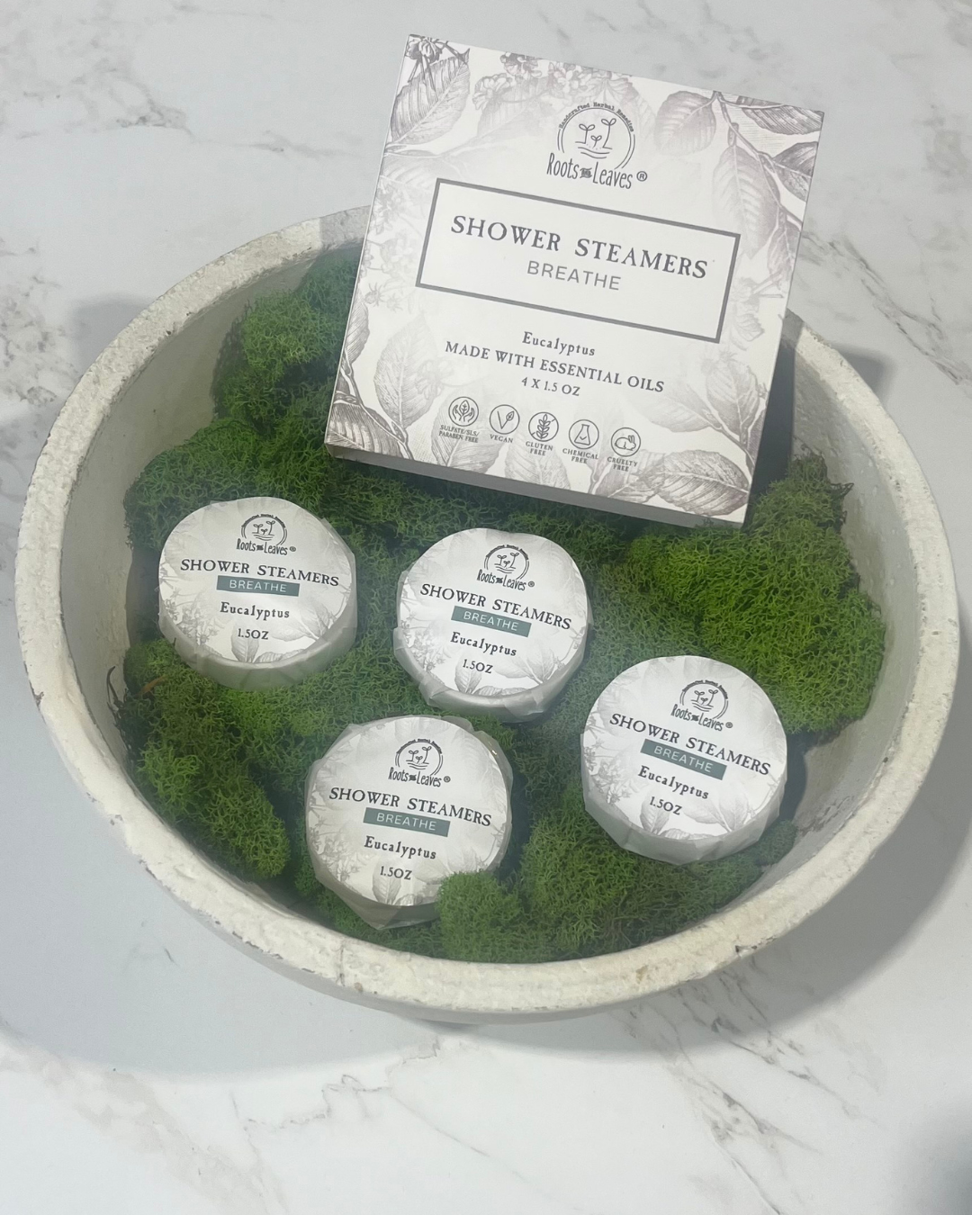 All-Natural Shower Steamers with Essential Oils