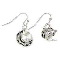 Tea Kettle & Tea Cup Earrings